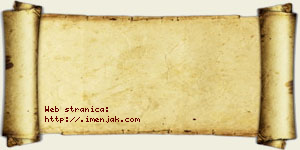 Andjelina Radmanović vizit kartica